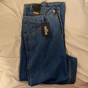 Missguided Riot High Rise Mom Jean
